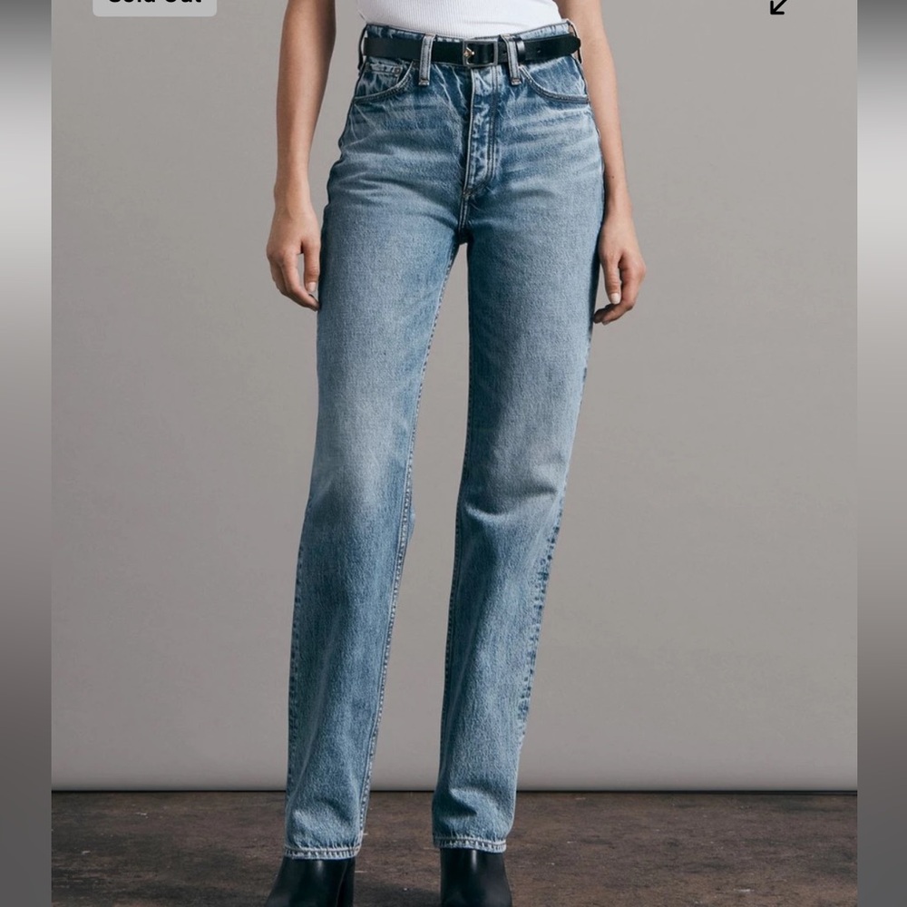 Rag & Bone - Alex High-Rise Straight - Norwalk; Size 26
